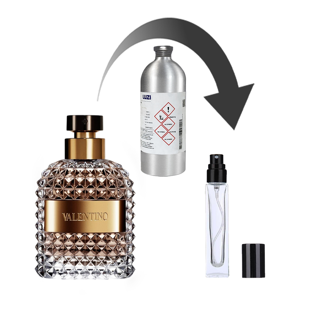 077(10) دکانت عطر ولنتینو اومو - برند لوزی - 10 میلی لیتر